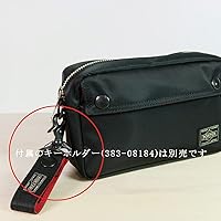 PORTER エルファイン キーホルダー 黒/赤 約10cm ポーターエルファイン 人気ランキングベスト5 | 裏地が赤